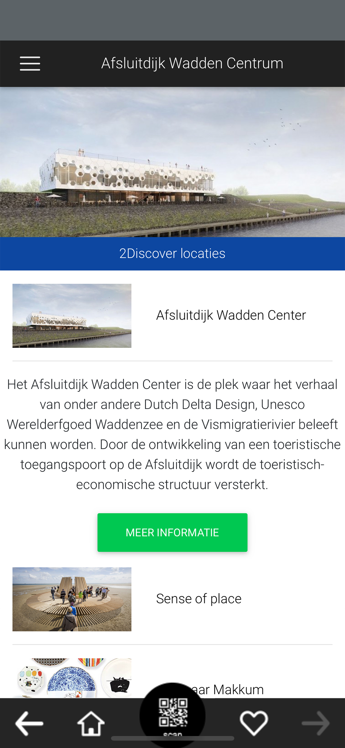Afsluitdijk Waddencenter: bezoekersapp met QR-animaties - afbeelding 3